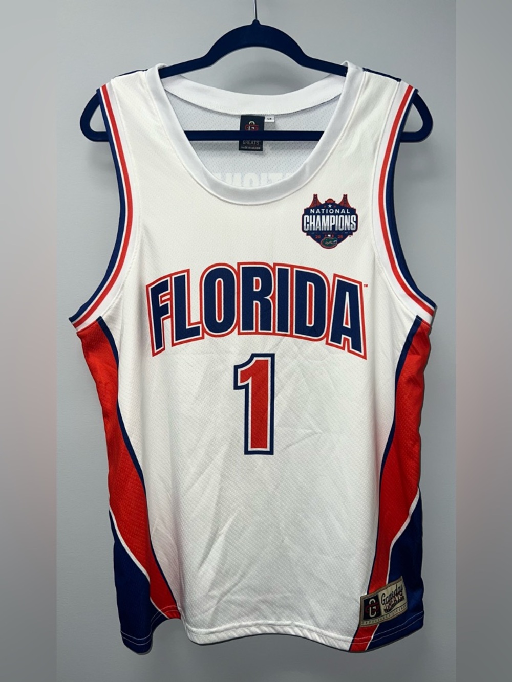 GameDay Florida Gators 2025 NCAA Basketball National Champions Jersey Large